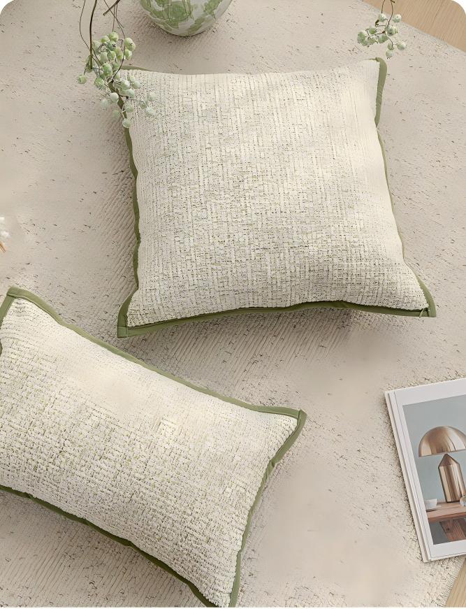 Luxury Haptic Cushions for Holiday house Space 5 in 1 set （Cover only）